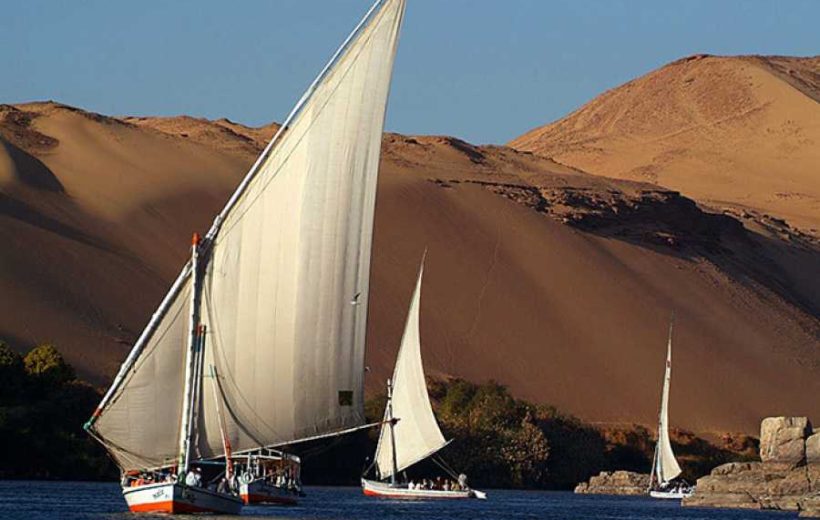 Sunset Felucca Ride in Aswan Nile